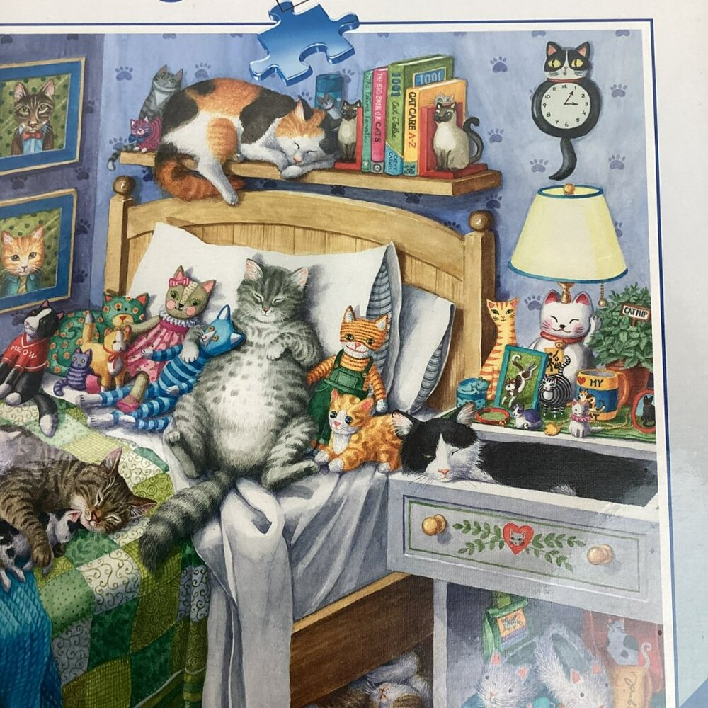 Ravensburger "Cat Nap" 500 Piece Premium Jigsaw Puzzle Sealed Large Format - Picture 3 of 9